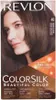 A box of Revlon ColorSilk hair dye with a model's face on it. Podgląd zdjęcia produktu