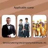 Collage of people in different professional attire, suggesting applicable scenes for a product. Náhľad obrázku produktu