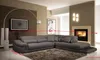 Ecksofa L-Form Design Sofa Ecksofa Couch Leder Polster Produktbild-Vorschau 3