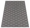 Tapis salon chambre court boho skandi losange 3D gris Voir les images du produit 12