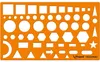 Maped pochoir à dessin NORMOGRAPHE TECHNIC orange Voir les images du produit 2