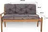 Vankúš na vonkajšiu lavicu 170x60x50| farba- tmavosivá| Náhľad obrázku produktu 4