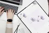 MuchoWow® Laptop Hülle 17 Zoll Laptoptasche Blumen - Lila - Produktbild-Vorschau 2