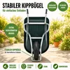 Schubkarre 100 L mit Kunststoffmulde bis 250 kg Stahlrahmen Produktbild-Vorschau 7
