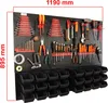 botle® Werkzeugwand Lochwand aus Metall, Stapelboxen + Produktbild-Vorschau 7