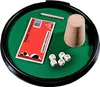 Piatnik 2967 - Würfeltablett Pokerwürfel, Weiß/Schwarz Produktbild-Vorschau 1