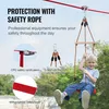 Zipline set pro děti a dospělé - 20 m zipline do 227 kg - Náhled obrázku produktu 4