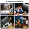 LED Schreibtischlampe,80cm Doppelkopf klemmbar Dimmbar für Produktbild-Vorschau 10