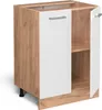 Küchenunterschrank Vicco R-Line Weiß Hochglanz 60 cm ohne Produktbild-Vorschau 4