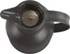 Top-down view of the opening of a black insulated carafe. Produktbild-Vorschau