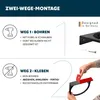 bremermann Kosmetikeimer SAVONA inkl. Wandhalterung 5,5 Produktbild-Vorschau 6