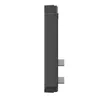 A side view of a black USB hub with two silver connectors extending from the side. Náhled obrázku produktu