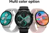 Three smartwatches in different colors are displayed side-by-side, showcasing their multi-color options. The watches have different watch faces displayed. Náhled obrázku produktu