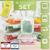 Fresh Master Frischhaltedosen Set 16-tlg. Borosililatglas, Produktbild-Vorschau 5