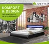 Juskys Polsterbett Sevilla 180 x 200 cm grau – Bettgestell Produktbild-Vorschau 7