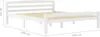 vidaXL Letto in legno massiccio di pino bianco 160x200 cm Anteprima dell’immagine prodotto 12