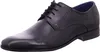 A studio shot of a black leather men's dress shoe. Anteprima dell’immagine prodotto