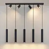 Lindby Hängeleuchte Sanad, 116 cm, 9-flg., schwarz, GU10 Produktbild-Vorschau 6