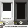 Verdunklungsrollo 80x220cm Schwarz Thermorollo Fensterrollo Produktbild-Vorschau 5