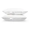 Two white pillows stacked on top of each other against a white background. Produktbild-Vorschau
