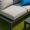 greemotion Gartenlounge-Set Samoa Lounge-Set Schwarz-Holz / Produktbild-Vorschau 3