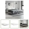 The Living Store Bettgestell Weiß 135x190 cm Holzwerkstoff Produktbild-Vorschau 1