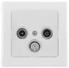 ChiliTec DELPHI Prise d'antenne TV+Radio+Sat incl. cadre UP Voir les images du produit 2