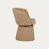 HOMLA Stuhl VELARIO, dunkelbeige, 59,5 x 60,5 x 79 cm Produktbild-Vorschau 2