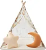 Tente tipi Mamabrum pour enfants avec tapis, coussins et Voir les images du produit 7