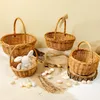 Creative Home Cestino in Vimini Piccolo con Manico | Cesto Anteprima dell’immagine prodotto 4