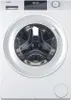 A front view of a white Haier washing machine. Produktbild-Vorschau
