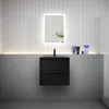 Badmöbel Set HUTI-Serie 60cm Schwarz Waschbecken mit Produktbild-Vorschau 2
