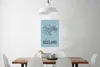 MuchoWow® Poster Karte von Island - Kinder 60x90 cm - Produktbild-Vorschau 2