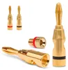 4x Bananenstecker vergoldet High End Bananas Banana Nauci Produktbild-Vorschau 1