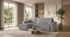CORNERO Ecksofa mit schlaffunktion PARIS links dunkelgrau Produktbild-Vorschau 4