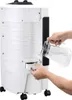 A person is pouring water into a mobile air cooler. Produktbild-Vorschau