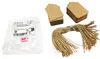 INF Etichette Regalo in Carta Kraft con Spago - 100 Pezzi Anteprima dell’immagine prodotto 7