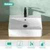 CASAMO Waschbecken Keramik Hängewaschbecken Waschtisch Produktbild-Vorschau 5