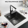 Sofetiy max Spülbecken 40x45cm, Spüle Schwarz Anthrazit, Produktbild-Vorschau 2