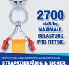 Doppel Fitting Airlineschiene 4 Stück Endbeschlag Produktbild-Vorschau 3