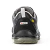 The back view of a black safety shoe. Produktbild-Vorschau