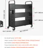 Carrello porta libri VEVOR, portata 159 kg, carrello per Anteprima dell’immagine prodotto 7