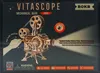 The image shows the packaging for a ROKR Vitascope mechanical gear model kit, a 3D wooden puzzle of a film projector. Produktbild-Vorschau