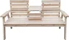 Home Deluxe Panca da giardino REYA - 2 posti in legno | Anteprima dell’immagine prodotto 4