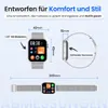 Siltcon® Smartwatch Pro Damen & Herren Silber – Produktbild-Vorschau 11