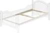 A transparent outline of a bed frame with a wooden support structure visible. Produktbild-Vorschau