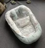 Waffelpique MINZE/ HASE Beige Babynestchen Unterlage 5 Tlg Produktbild-Vorschau 5