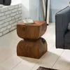 Stolík  wl1.562 sheesham masív 30x45x30cm rustikálny Náhľad obrázku produktu 8