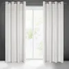 Vorhang LILI weiß 140x250 cm  Ösen Ösenvorhang Produktbild-Vorschau 1