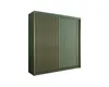 Kleiderschrank 203cm Pesti mit goldenen Lamellen, 2-türig Produktbild-Vorschau 2
